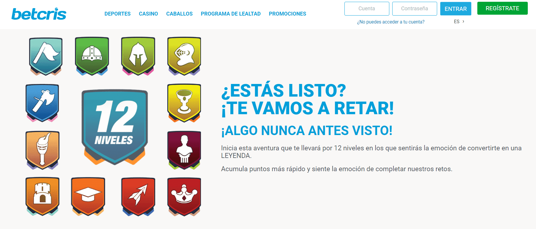 Programa VIP del casino Betcris