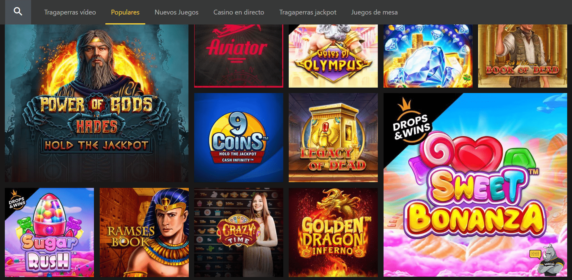 Juegos de casino Betobet