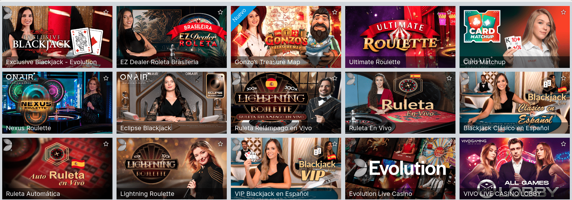 Rojabet casino en vivo