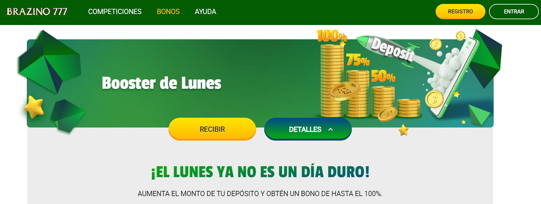 Brazino777 casino bono de dep&oacute;sito