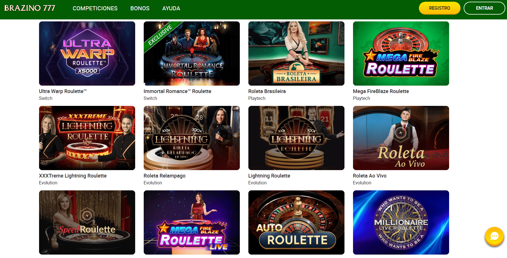 Brazino777 casino juegos de mesa