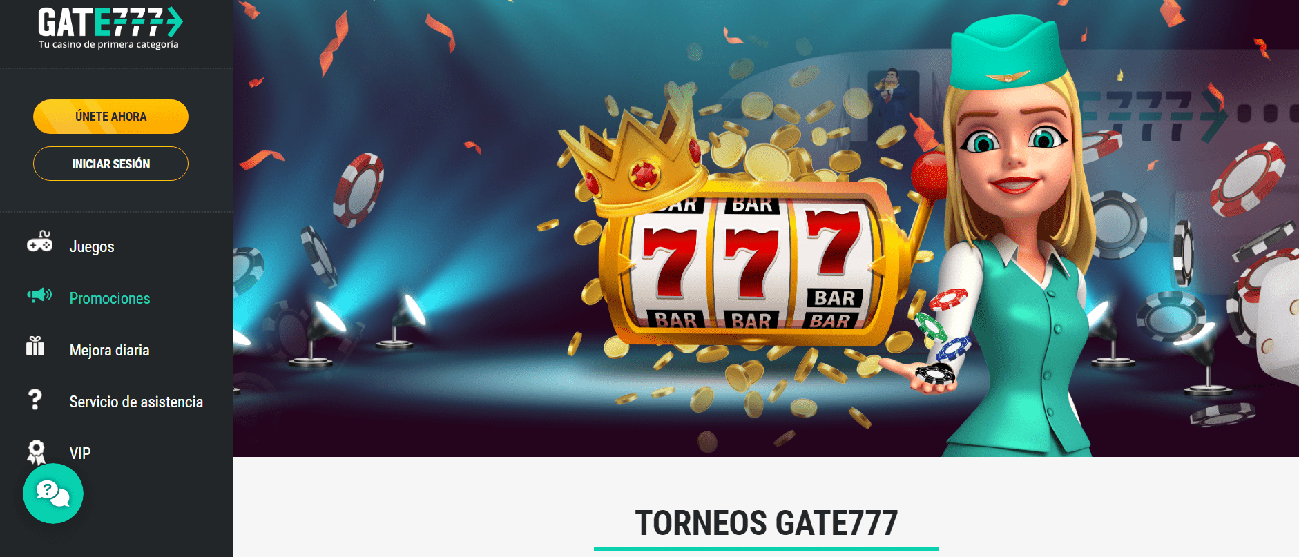 Torneos de casino Gate777