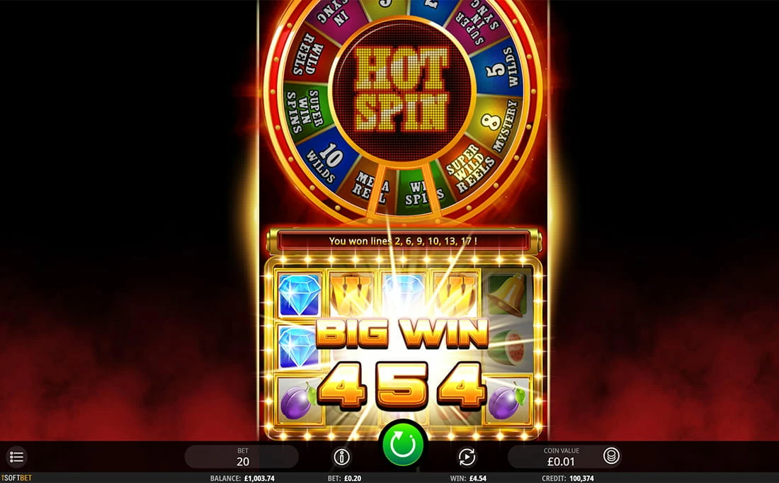 Tragamonedas gratis Hot Spin