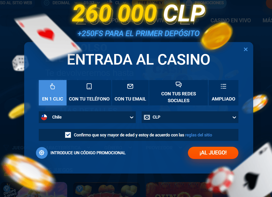 Registrarse en Mostbet casino