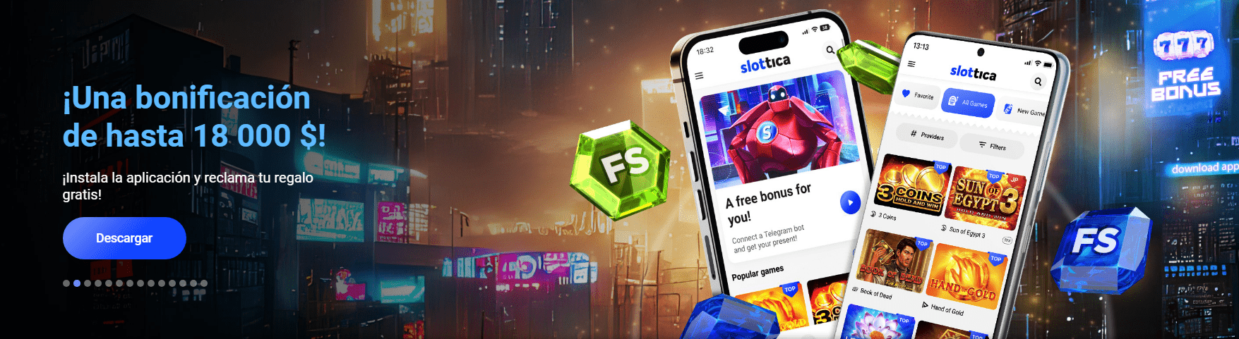 Slottica casino bono sin dep&oacute;sito