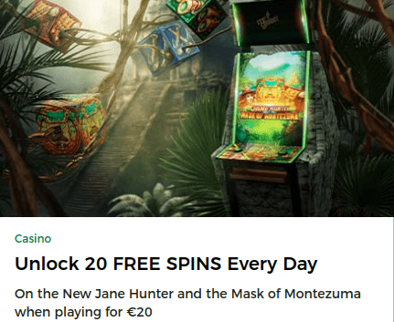 Giros gratis en Mr Green