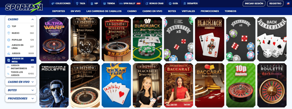 Sportaza juego de mesas