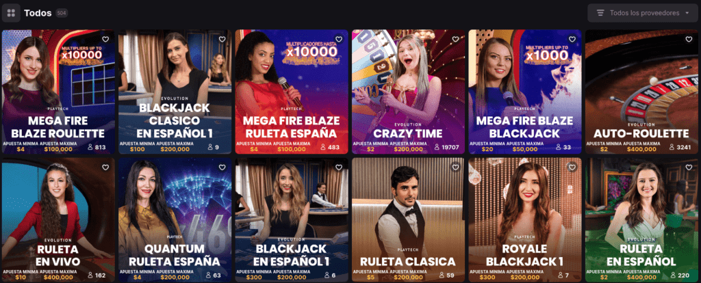 Betmaster casino en vivo