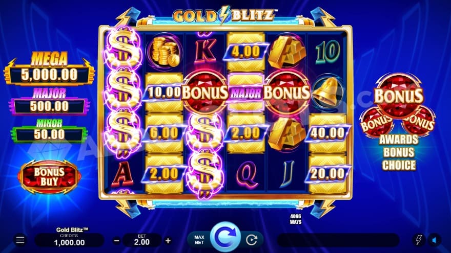 Jackpots de Gold Blitz