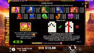 S&iacute;mbolos en Buffalo King Megaways