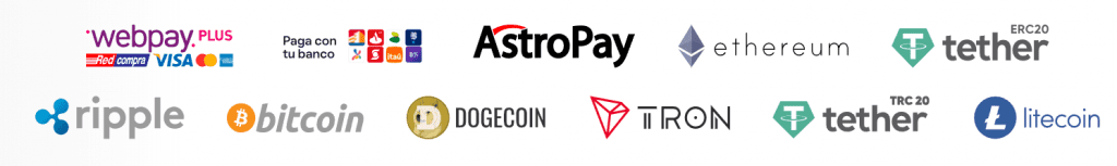 Metodos de pago en Monro Casino