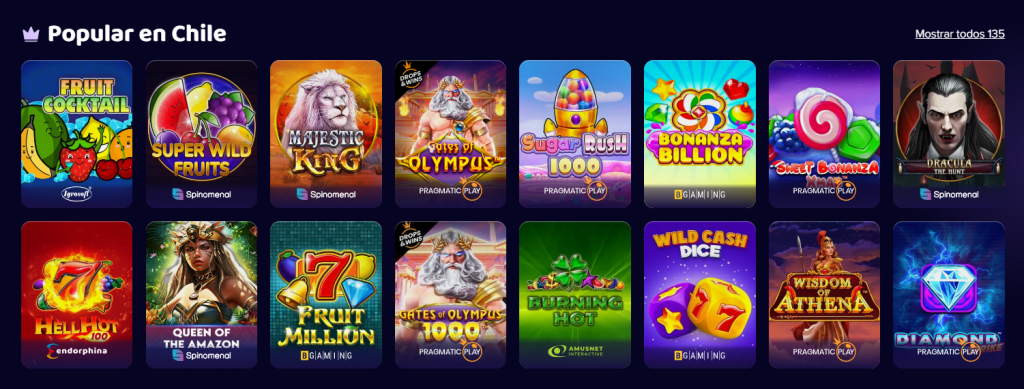 Juegos en Maggico Casino