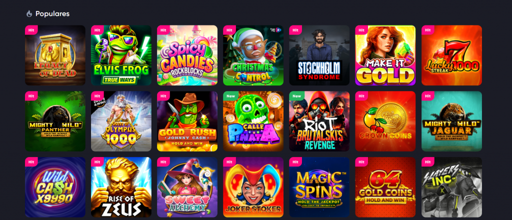 Juegos en Spinarium