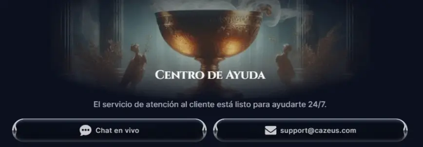 Cazeus Casino centro de ayuda