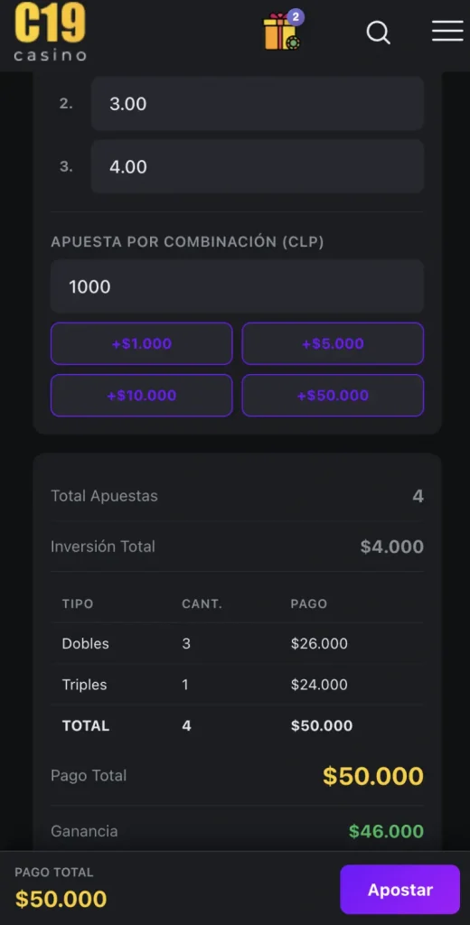 Calculadora de Sistemas de Apuestas 